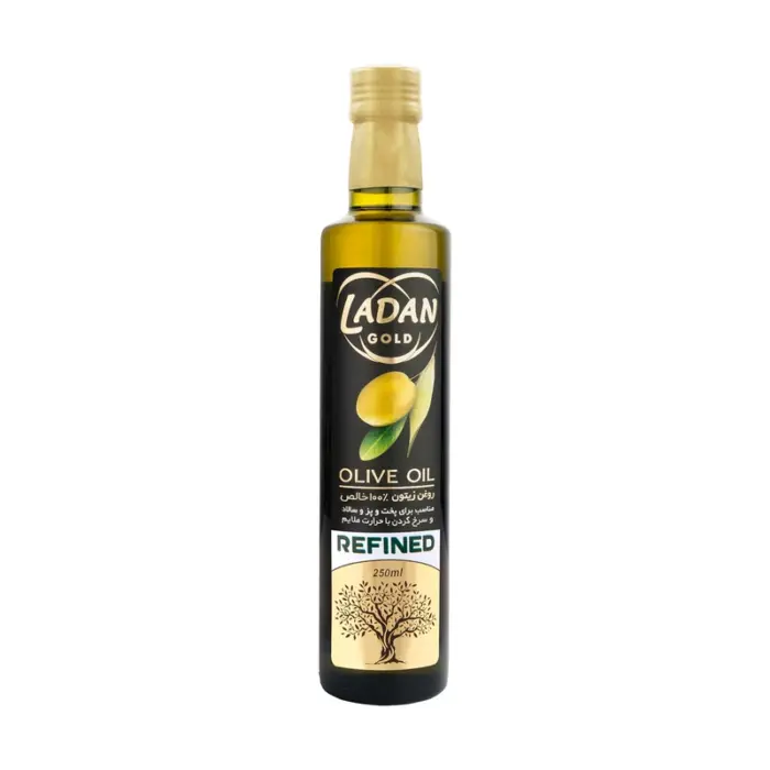 لادن طلایی روغن زیتون تصفیه شده شیشه 250 م