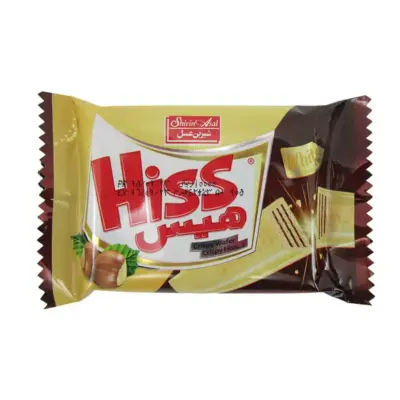 شیرین عسل ویفر شکلاتی سفید کریسپی هیس 40 گ