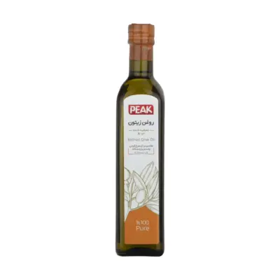 پیک روغن زیتون تصفیه شده بی بو شیشه 500 م