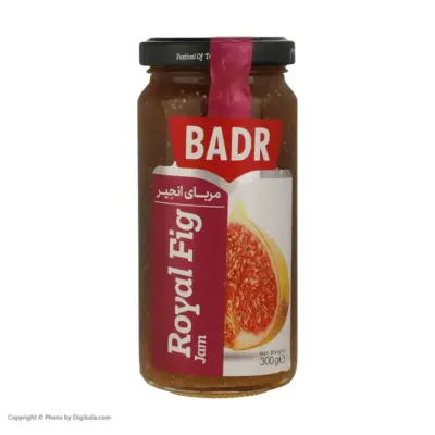 بدر مربا انجیر شیشه 300 گ