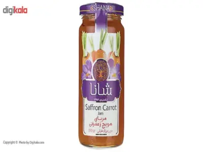 شانا مربا هویج زعفران 310 گ
