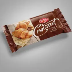 نان رضوی کروسان مغزدار شکلاتی ویژه 60 گ