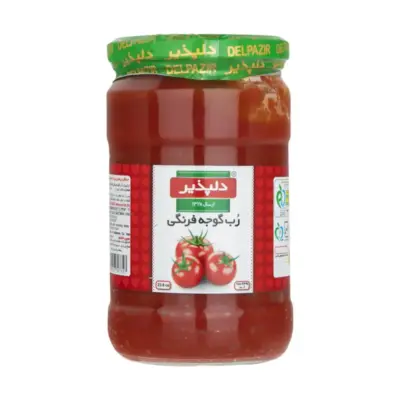 دلپذیر رب گوجه فرنگی شیشه 680 گ