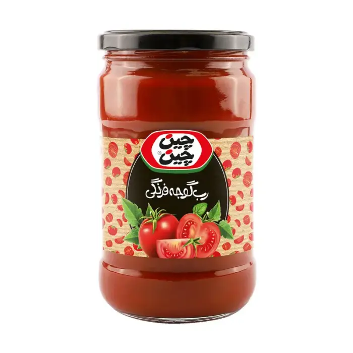 چین چین رب گوجه فرنگی شیشه 700 گ
