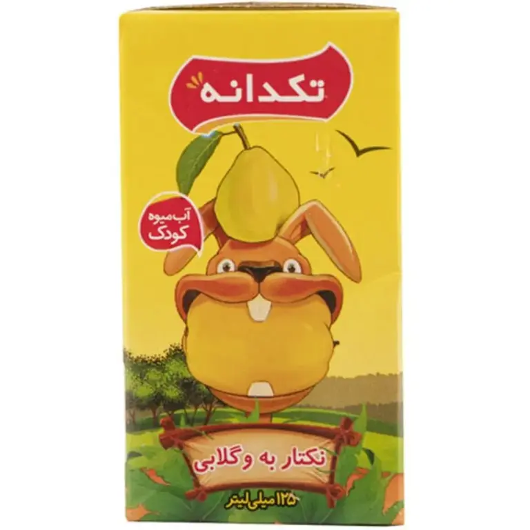 تکدانه آبمیوه کودک به و گلابی تترا پک 125 م