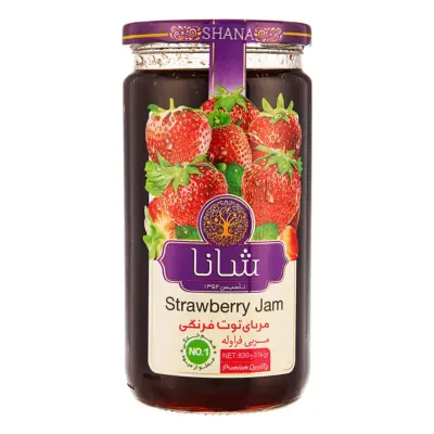 شانا مربا توت فرنگی 830 گ
