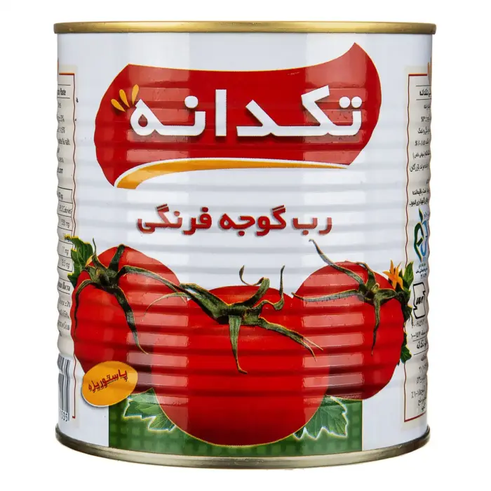 تکدانه رب گوجه فرنگی قوطی 800 گ