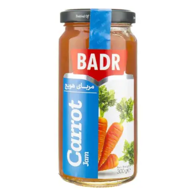 بدر مربا هویج شیشه 300 گ