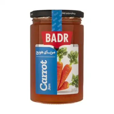 بدر مربا هویج شیشه 810 گ