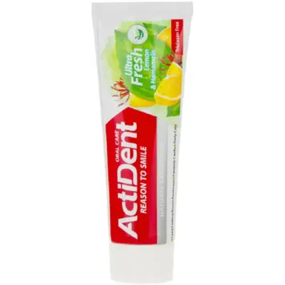 اکتیدنت خمیردندان لیمو و هاماملیس 100 گ