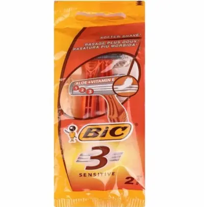 بیک تیغ اصلاح 3 لبه صابون دار سنستیو 3 ع