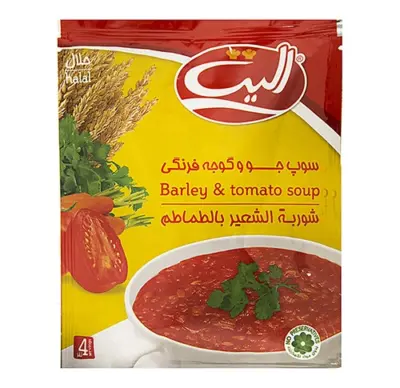 الیت سوپ جو و گوجه فرنگی 65 گ