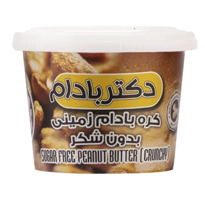 دکتربادام کره بادام زمینی رژیمی 220 گ