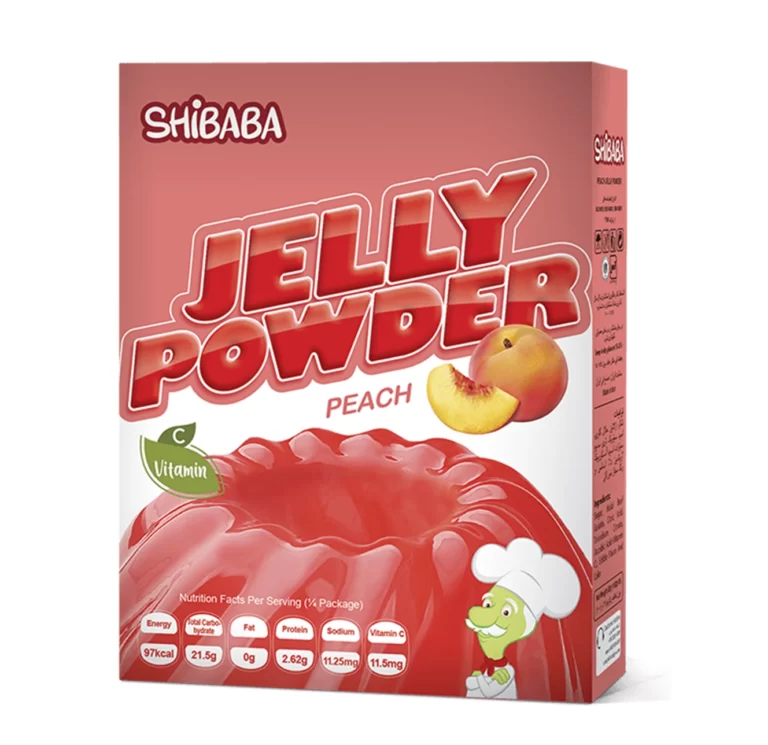 شیبابا پودر ژله هلو 100 گ