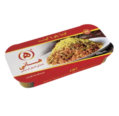 هانی لوبیا پلو با گوشت 350 گ