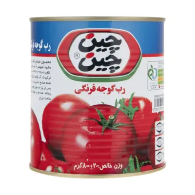 چین چین رب گوجه فرنگی قوطی 800 گ
