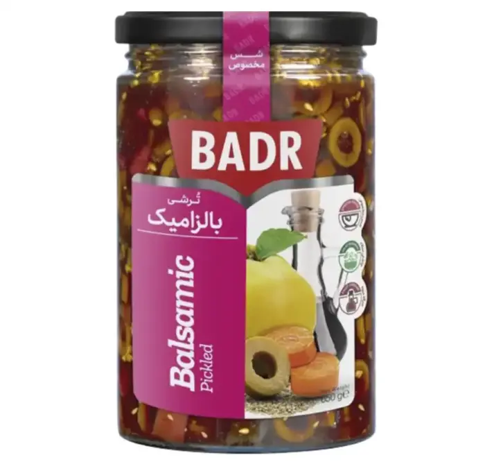 بدر ترشی بالزامیک شیشه 650 گ