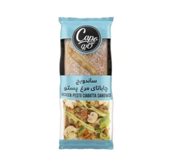 کاپو ساندویچ چاباتای مرغ پستو