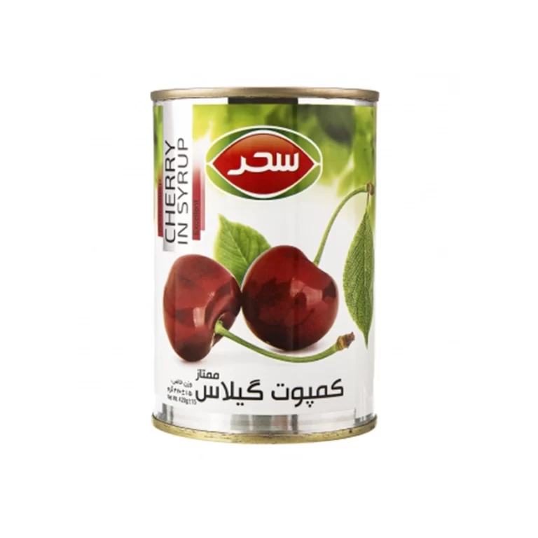سحر کمپوت گیلاس قوطی 420 گ
