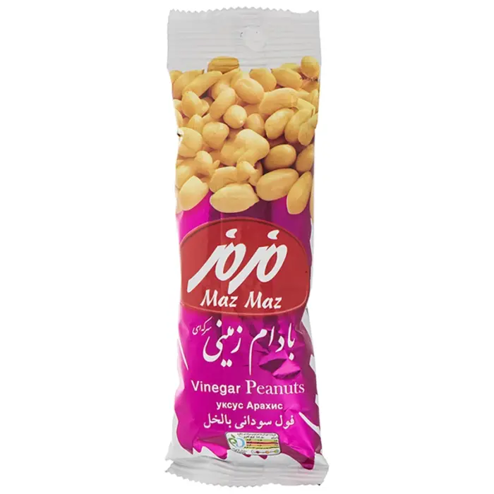 مزمز بادام زمینی سرکه ای 40 گ