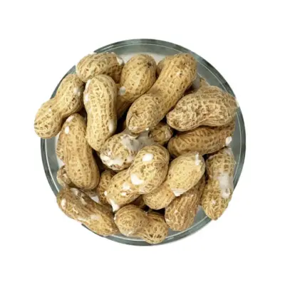 بادام زمینی با پوست آستانه