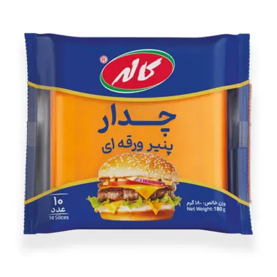 کاله پنیر ورقه ای چدار 180 گ