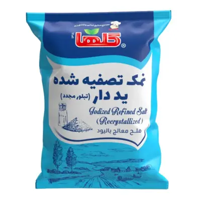 گلها نمک تصفیه یددار 700 گ