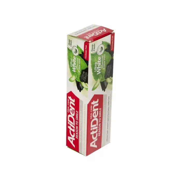 اکتیدنت خمیردندان زغال و آلوئه ورا 100 گ