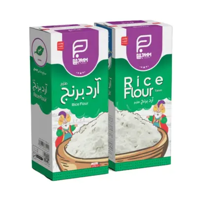 جمع آرد برنج پاکتی 250 گ