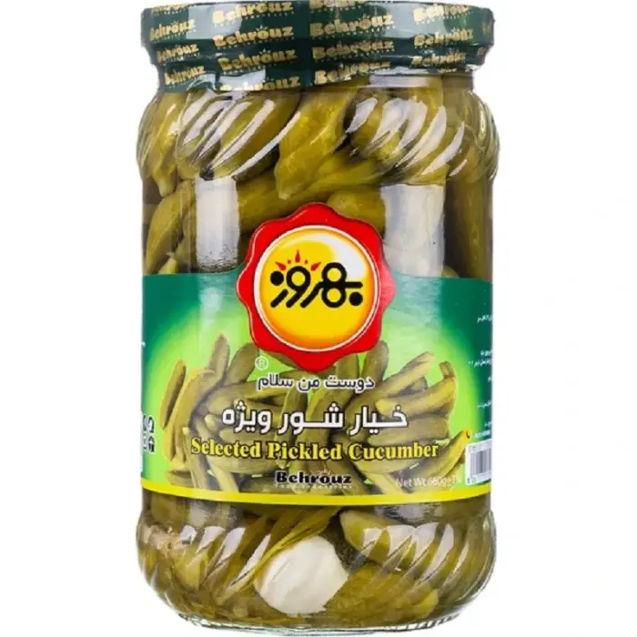 بهروز خیارشور ویژه شیشه 660 گ