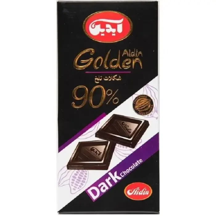 آیدین شکلات تابلت 90 درصد 100 گ