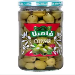 فامیلا زیتون شور ویژه شیشه 650 گ