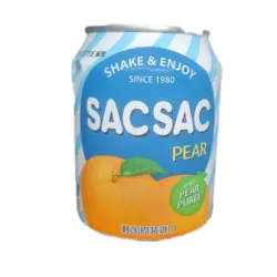 SACSAC نوشیدنی پوره گلابی قوطی 238