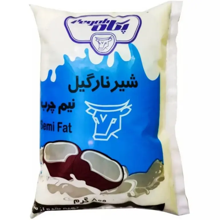 پگاه شیرنارگیل نیم چرب 800 گ