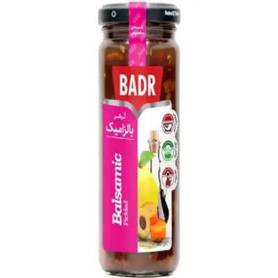 بدر ترشی بالزامیک شیشه 380 گ